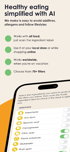 AI Eat This app — healthy eating simplified with AI, scan any ingredient label